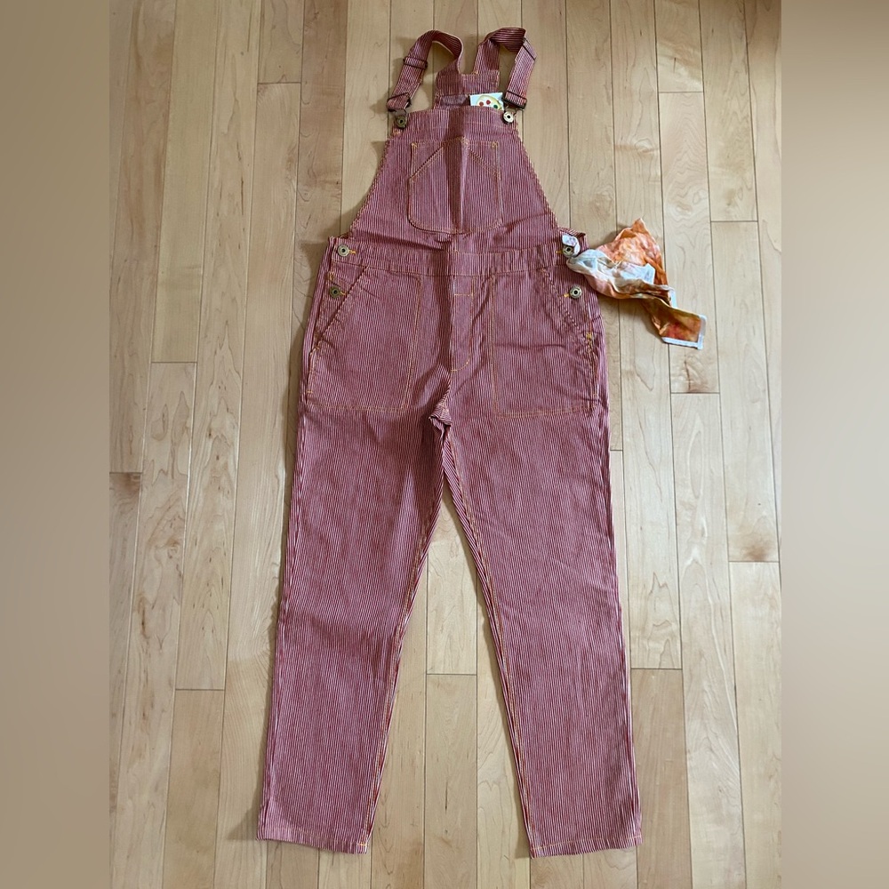 NWT April Cornell Railroad Overalls